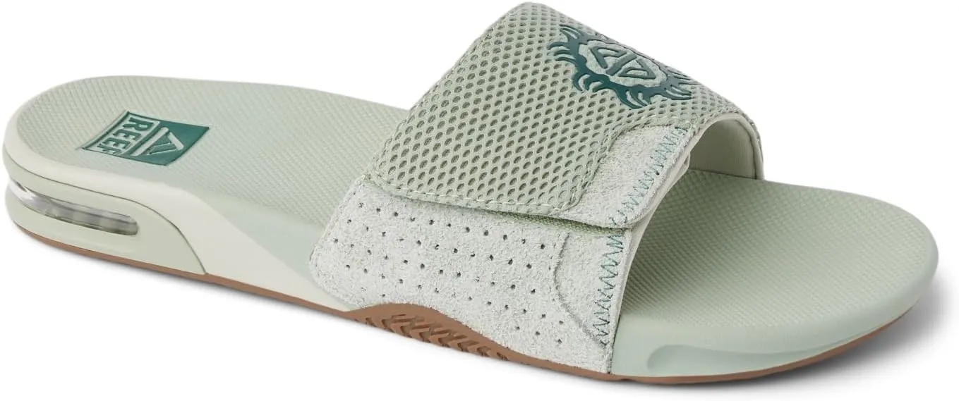 REEF Fanning Slide Men's Bottle Opener Sandal, Arch Support, Durable Outsole, Water Friendly