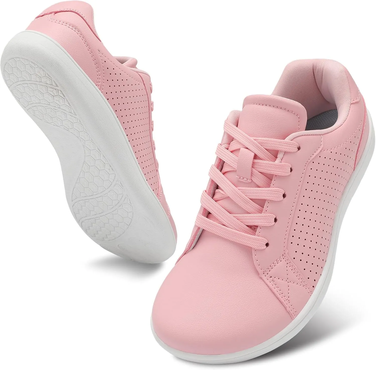 relxfeet Women's Minimalist Barefoot Shoes Zero Drop Walking Shoes Lightweight Fashion Sneakers Wide Toe Box