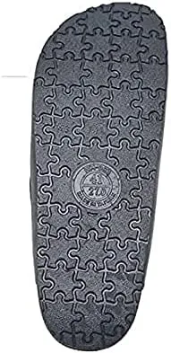 RocSoc Tecs Two Strap PVC Summer Sandals For Men, Blister Resistant, Eco Friendly, UV Protected Open Toe Versatile Grippy Sandal