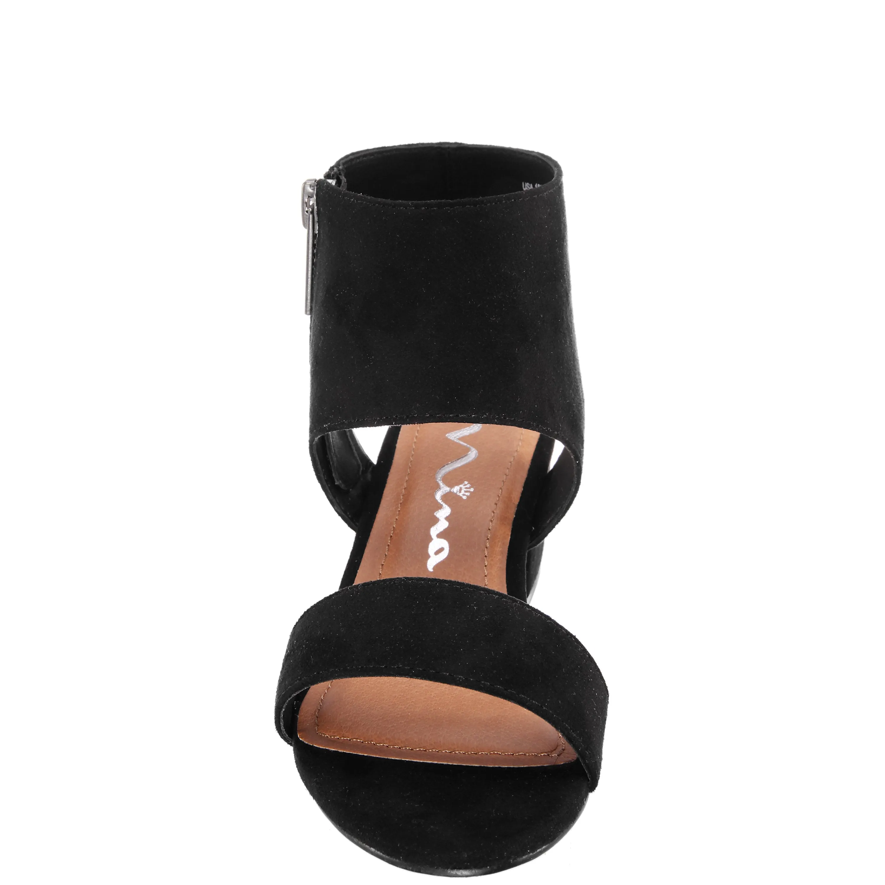 ROSALEE-BLACK MICROSUEDE