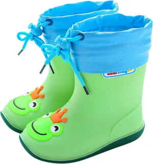 Rubber Soft Water Shoes for Toddler Baby Infant Beach Pool Boots Flat Non Slip Outdoor Sport Rain Boots Lightweight