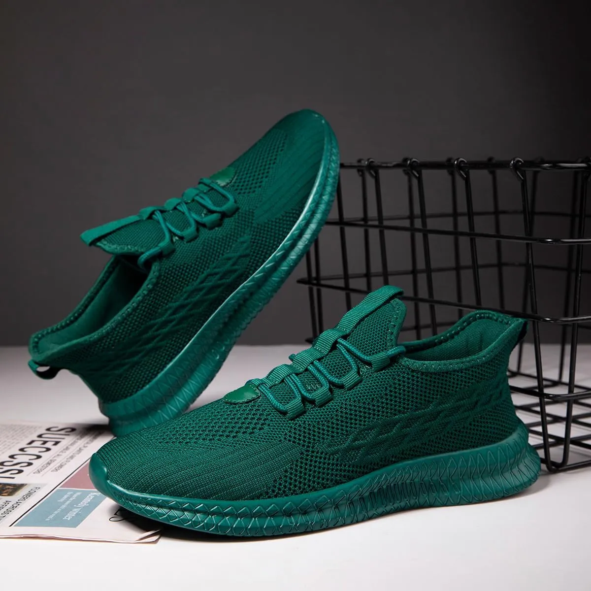 Running Shoes for Men Casual Slip on Tennis Shoes Fashion Sneaker Lightweight Breathable Gym Athletic Sports Walking Shoes