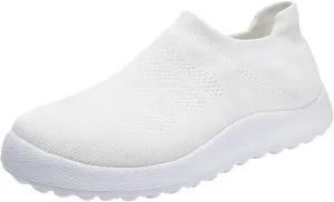 Running Shoes for Women Wide Walking Shoes Women Arch Support 11w Slip On Shoes for Elderly Women Silver Sneakers for Women Slip On Athletic Shoes Women Size 5