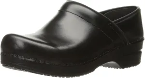 Sanita Addison Cabrio Leather Clogs for Women - Arch Support, Durable, Closed-Back, Certified Slip-Resistant Slip-On Shoes