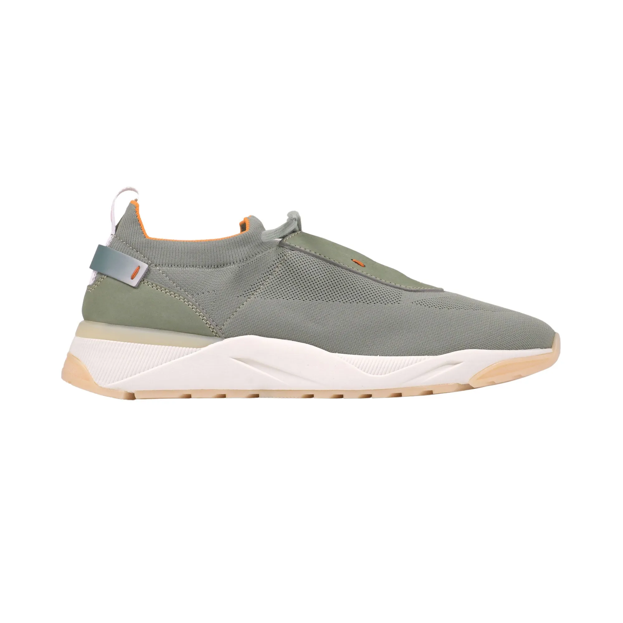 Santoni Men's Drowse Sneaker with Contrast Sole