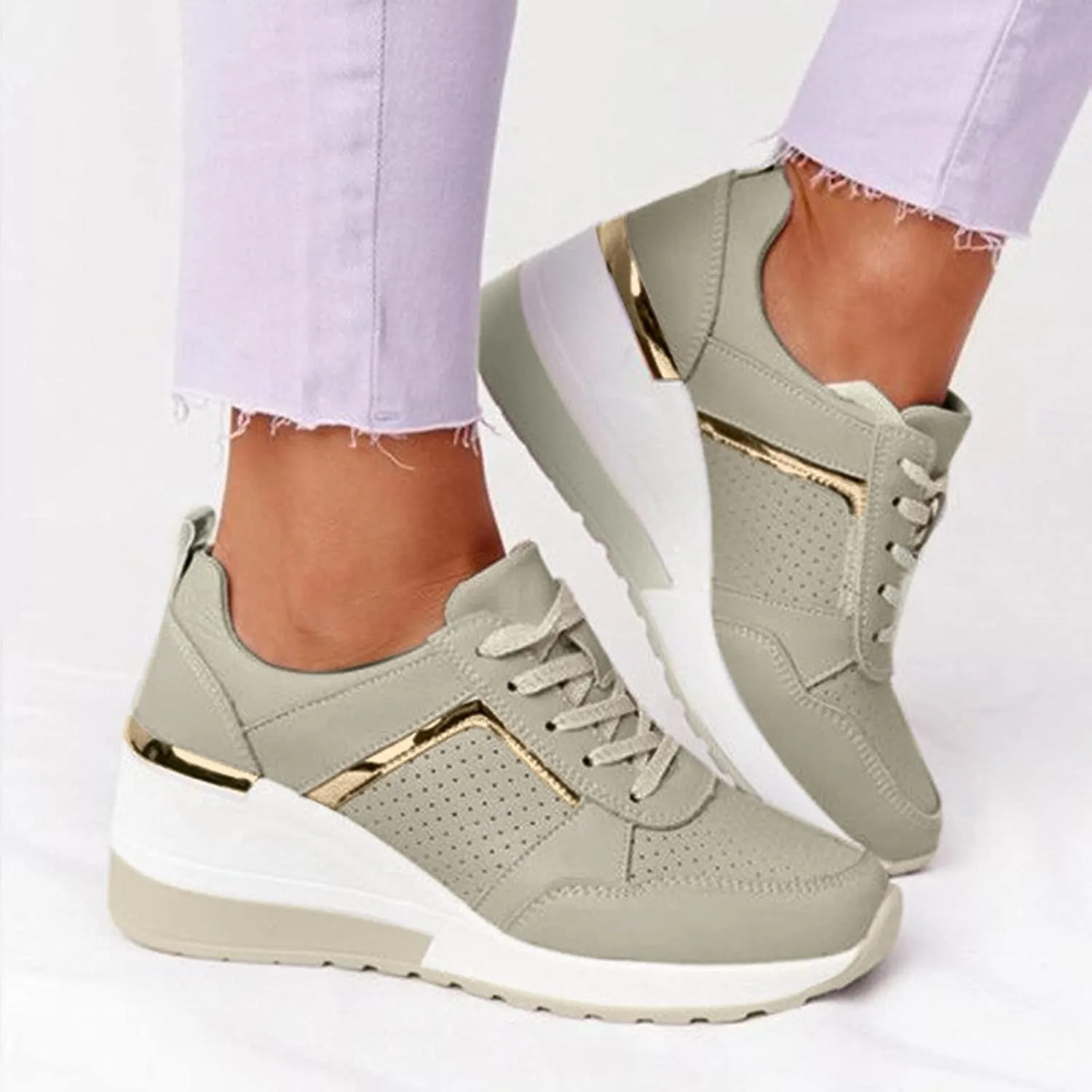 SBGMoSJ Running Shoes for Women Wide Foot Slip On Shoes for Women Indoor Womens Slip On Shoes Wide Width Size 9 Women's Wide Width Slip On Sneakers Zapatos Antideslizante para Mujer Lindos