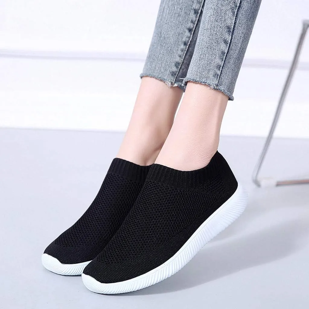 SBGMoSJ Women Sneakers Black Tenis OrtopéDicos para Mujer para Caminar Extra Wide Gym Shoes for Women Running Shoes Womens Lightweight Fashion Sport Sneakers Black Slip On Shoes Women Size 11