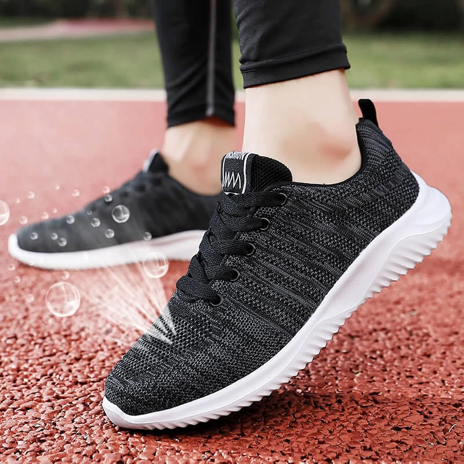 SBGMoSJ Womens White Platform Sneakers Women's Hiking Shoes Wide Nurse Shoes for Women Womens White Platform Sneakers High Top Platform Shoes Slip On Walking Shoes for Women Wide