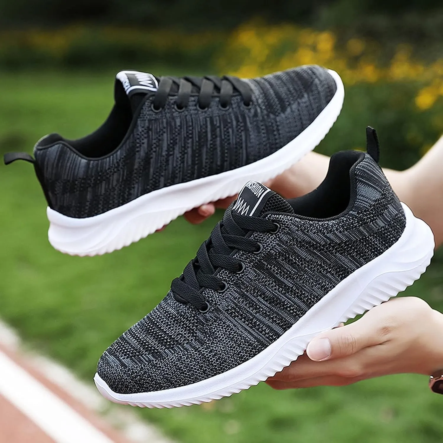 SBGMoSJ Womens White Platform Sneakers Women's Hiking Shoes Wide Nurse Shoes for Women Womens White Platform Sneakers High Top Platform Shoes Slip On Walking Shoes for Women Wide