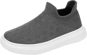 Shoes for Boys Size 9 Boys Mesh Lightweight Breathable Fashion Casual Shoes Slip On Outdoor Boys Shoes Size 2