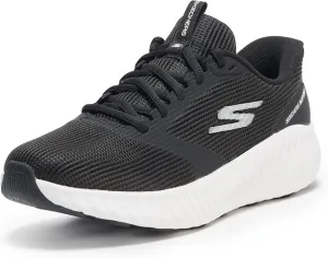 SKECHERS Men's Hands Free Slip-ins Go Run Now Sneaker, Black/White, 8.5