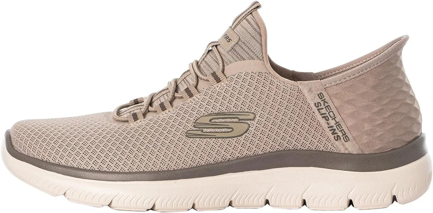 Skechers Men's Slip Ins Summits High Range Trainers, Grey