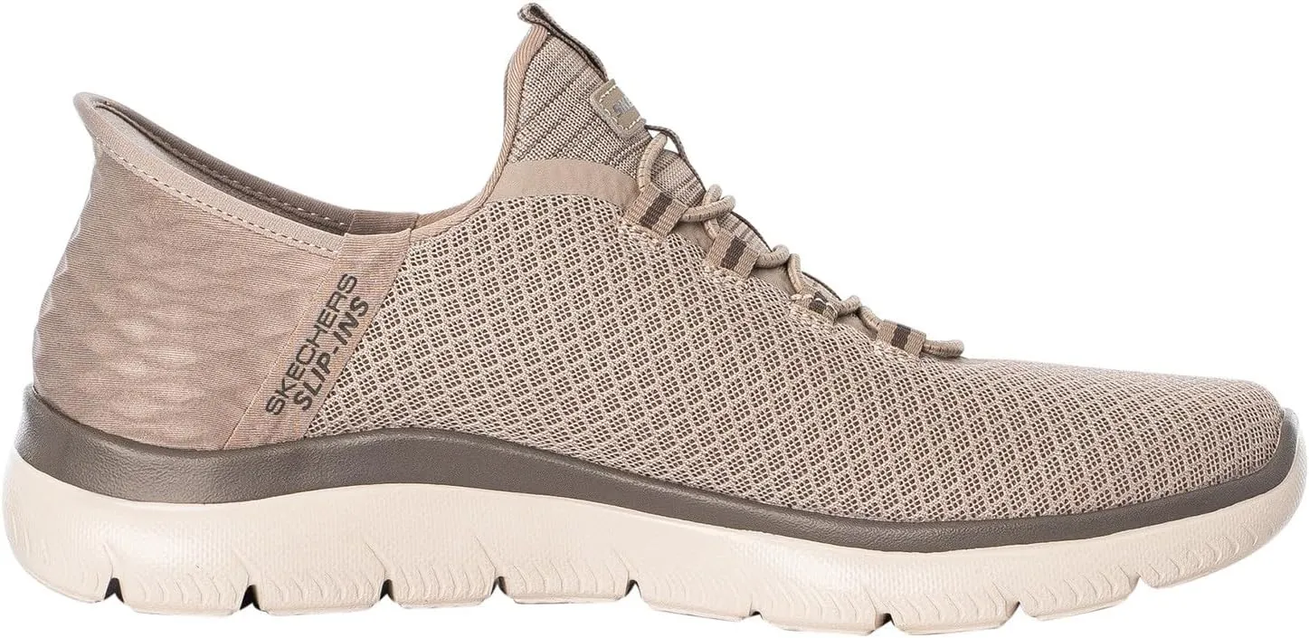 Skechers Men's Slip Ins Summits High Range Trainers, Grey
