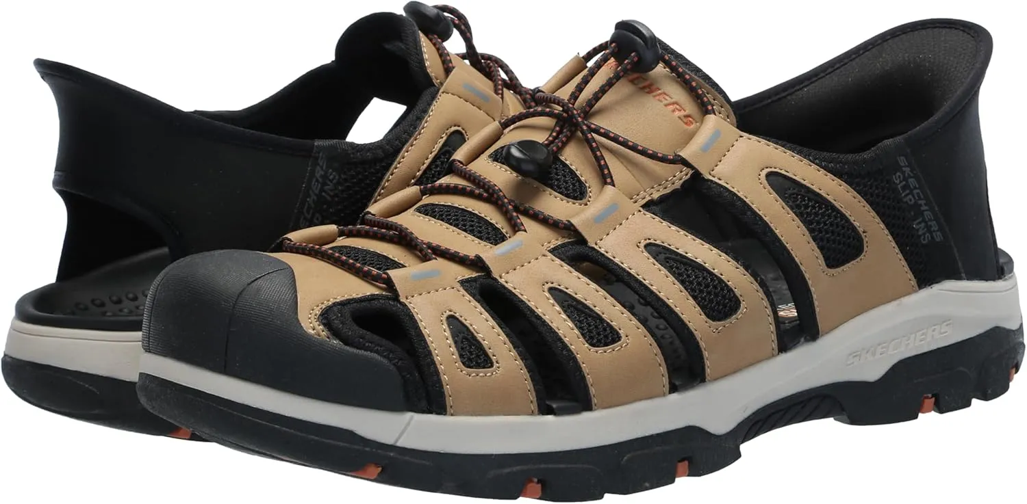 Skechers Men's Tresmen-Norvick 205187 Enclosed Slip-Ins Fisherman Sandal
