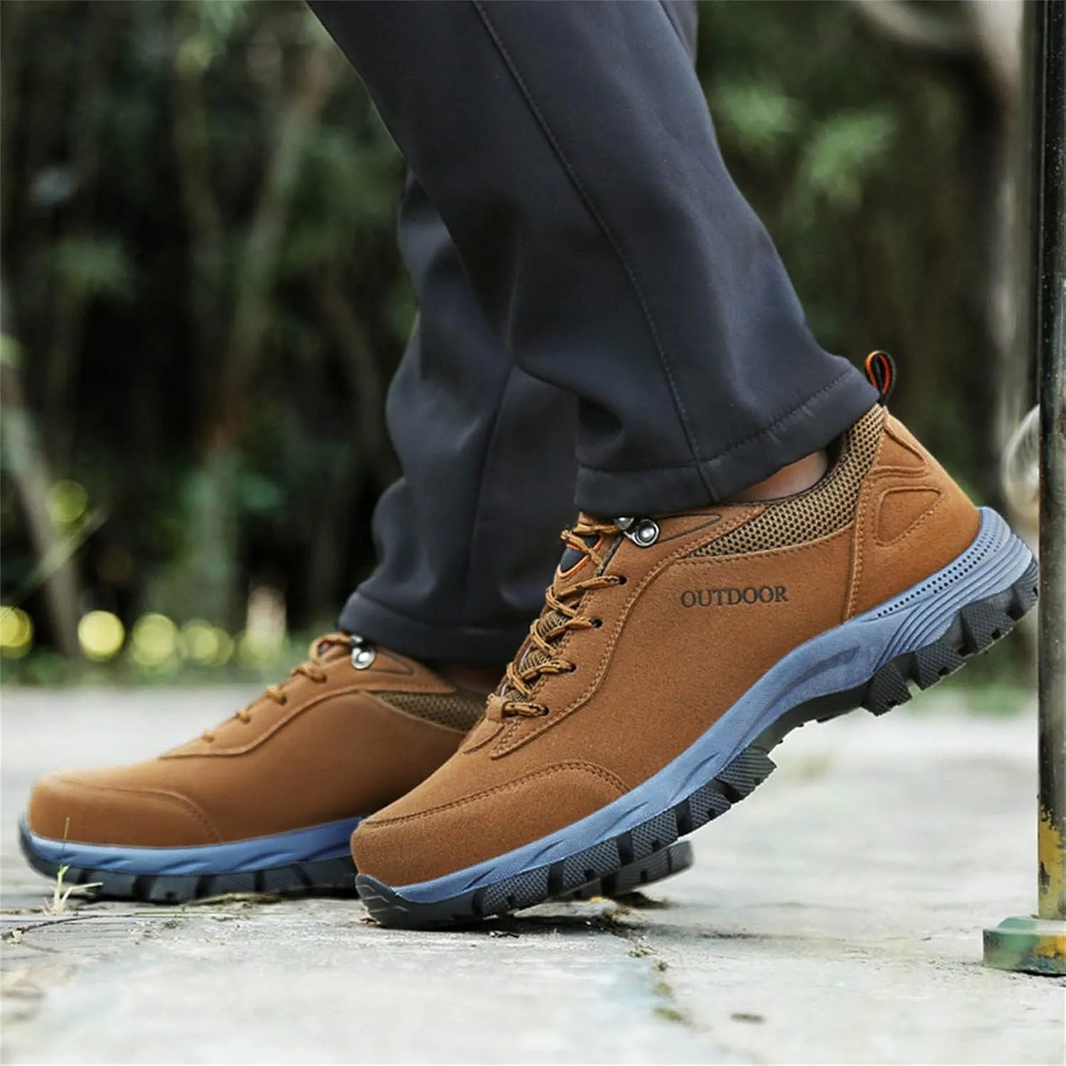 Slip on Loafers Men’s Hiking Shoes Lightweight Walking Shoes Comfortable Trekking and Trail Shoes for Outdoor Driving