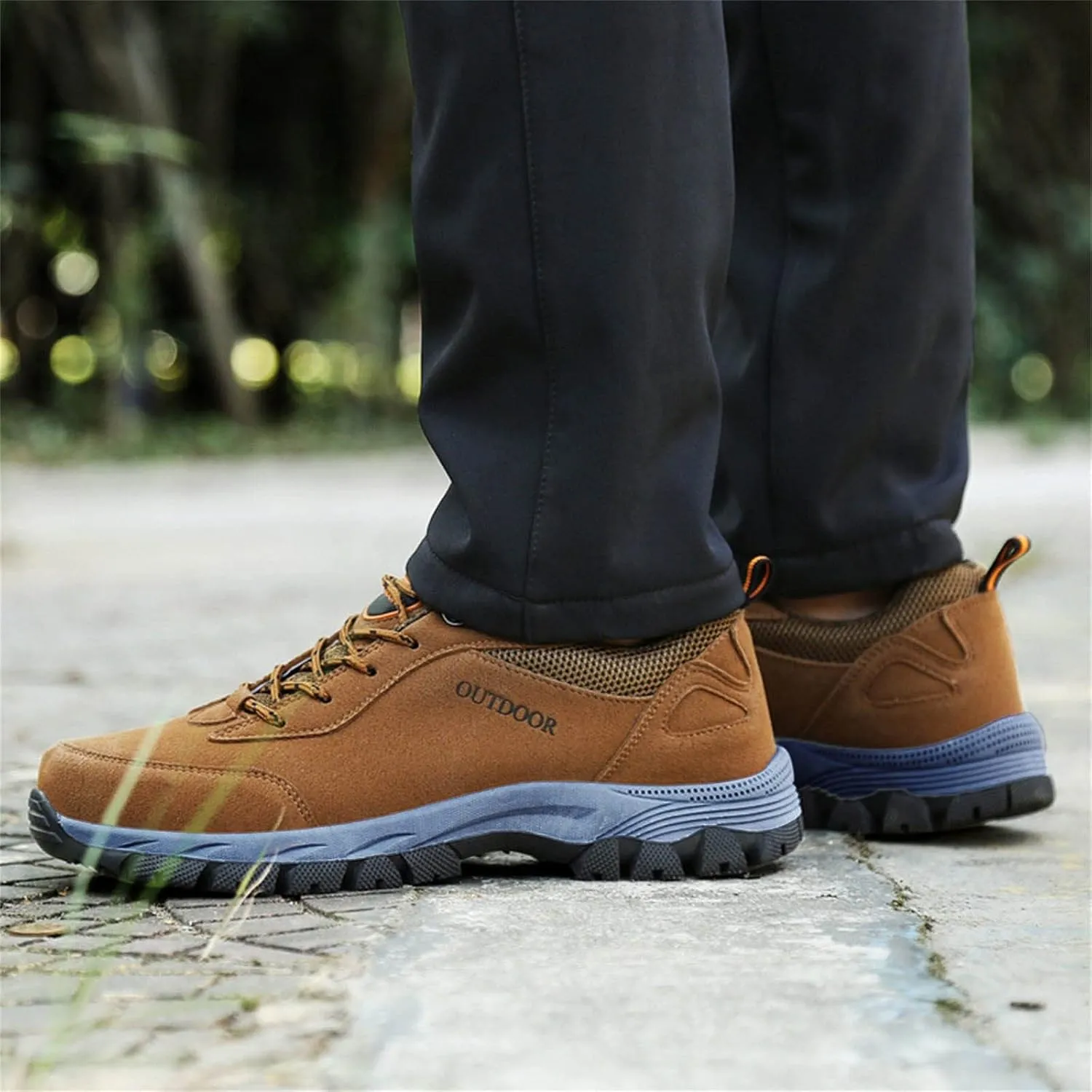 Slip on Loafers Men’s Hiking Shoes Lightweight Walking Shoes Comfortable Trekking and Trail Shoes for Outdoor Driving