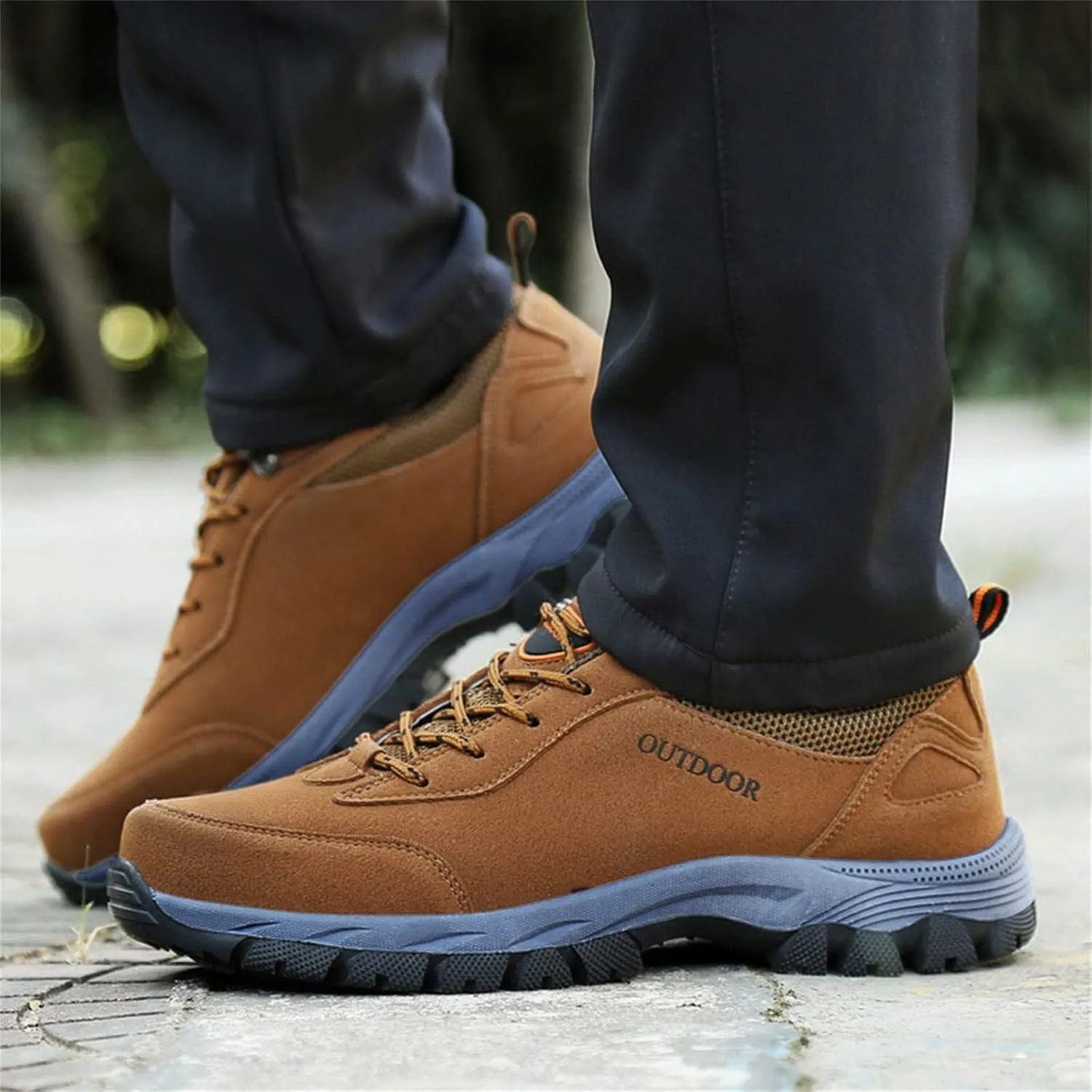 Slip on Loafers Men’s Hiking Shoes Lightweight Walking Shoes Comfortable Trekking and Trail Shoes for Outdoor Driving