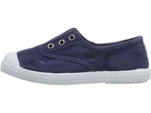Slip On - Washed Navy Blue