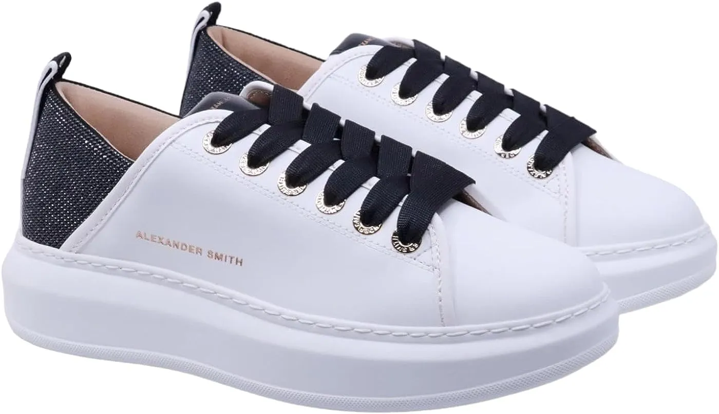 Sneakers Alexander Smith Donna Bianco/Nero