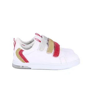 Sneakers bambina con strappi colorati