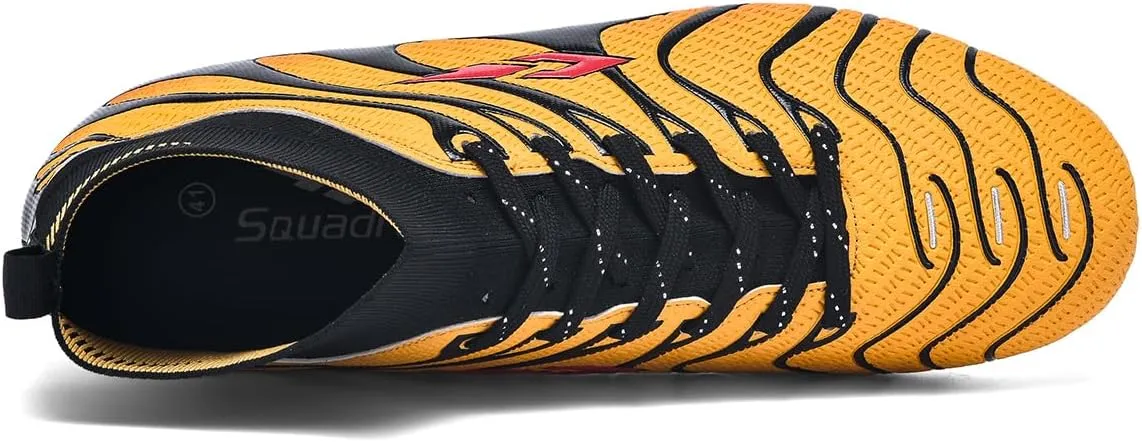 Soccer Cleats for Mens Womens Lightweight Training Football Shoes Unisex Outdoor High Ankle Sneaker