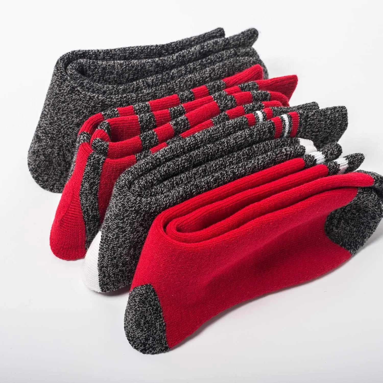 Sock Amazing Stylish Men‘s 4 Pairs Thermal Socks for Winter Extreme Cold Weather Thick Crew Boot Socks