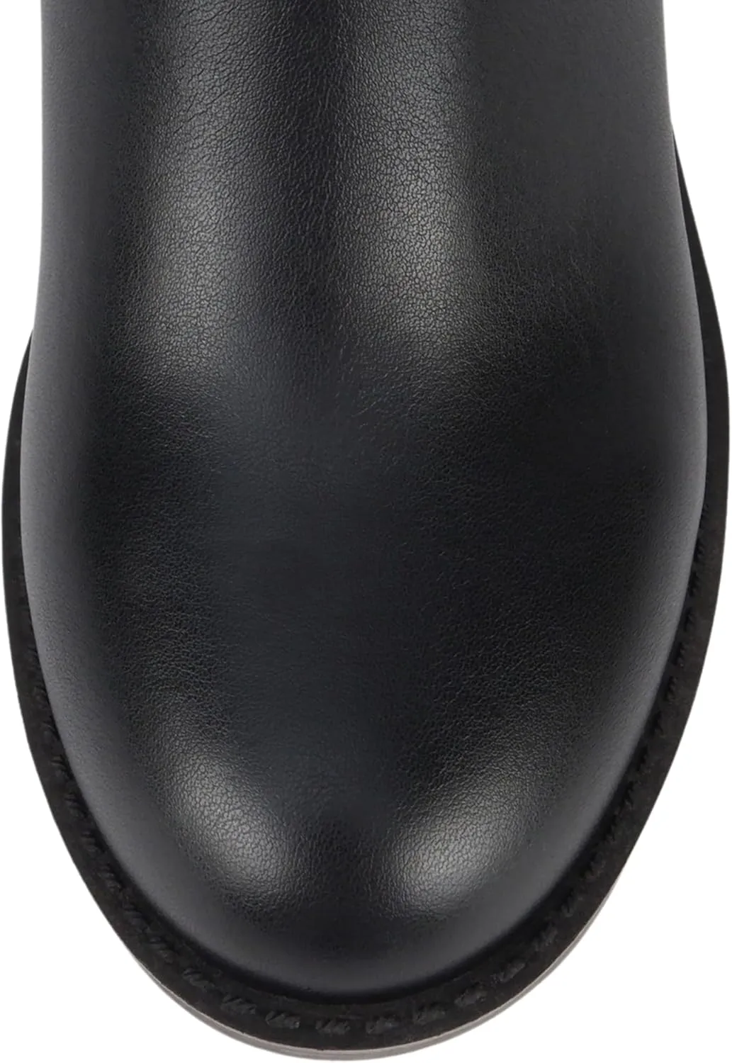 Soda “Bonus” ~ Women Round Toe Harness Strap Ring Hardware Low Block Heel Ankle Boot with Side Zipper