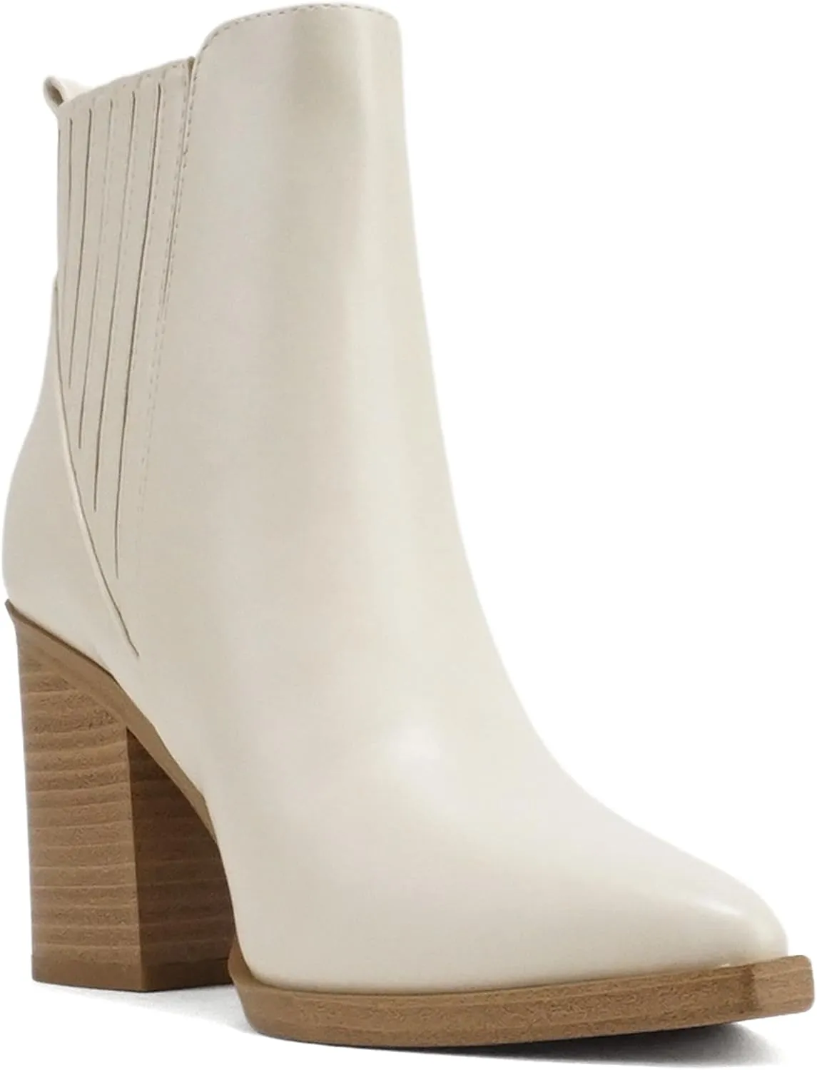 Soda “DUVETS” ~ Women Pointed Toe Pull-On Finger Gore High Heel Ankle Boot