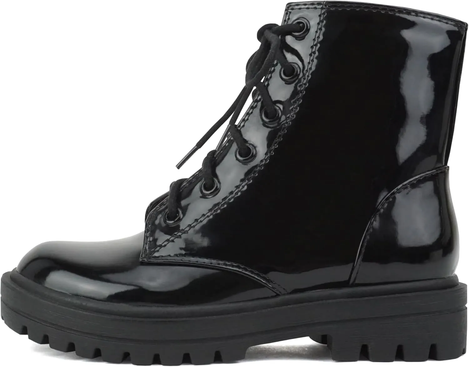 Soda FIRM-2 KIDS/CHILDREN/GIRLS Lug Sole Fashion Combat Ankle Bootie Lace up w/Side Zipper