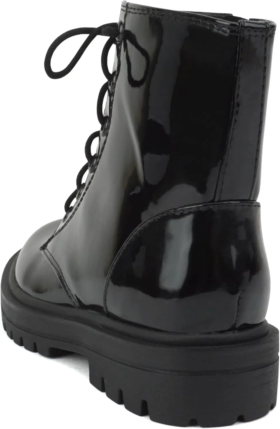 Soda FIRM-2 KIDS/CHILDREN/GIRLS Lug Sole Fashion Combat Ankle Bootie Lace up w/Side Zipper