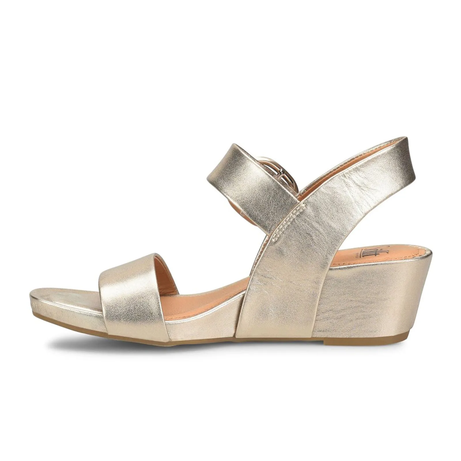 Sofft Vaya Wedge Sandal (Women) - Gold