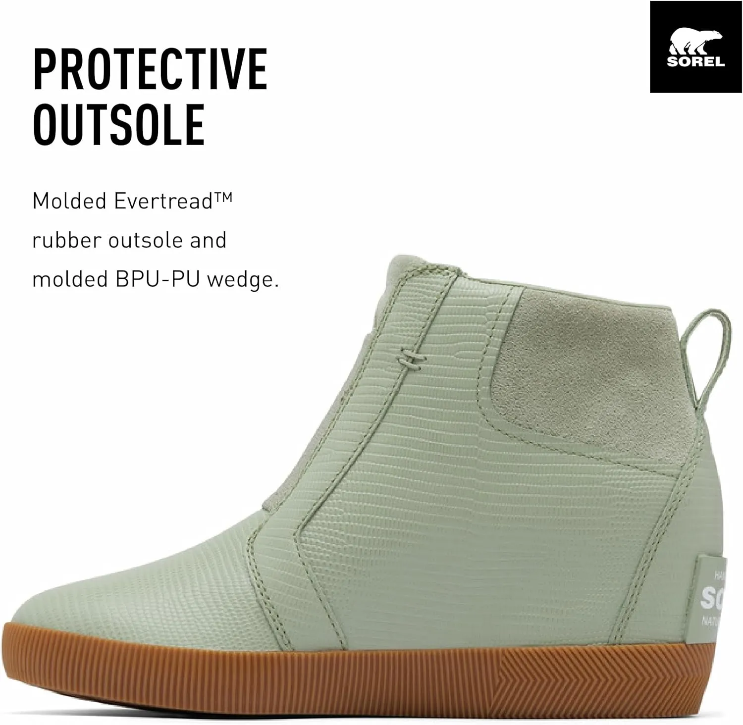 SOREL Women's Out N About Pull On Wedge Boot
