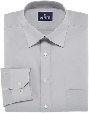 Stafford Men's Regular Fit Easy Care Stretch Dress Shirt