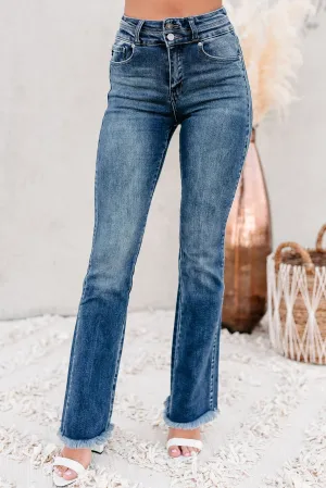 Stockyard Stylish High Rise Boot-Cut Kancan Jeans (Medium)