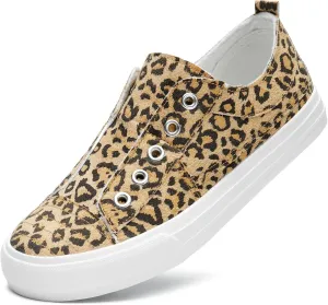 STQ Slip On Shoes Women Casual Canvas Sneakers