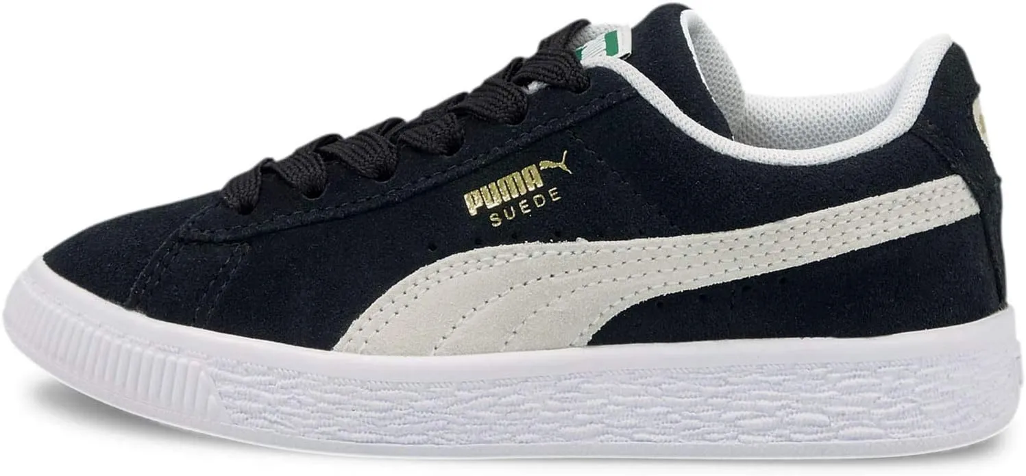 Suede Classic 21 Preschool Lifestyle Shoes (Black)