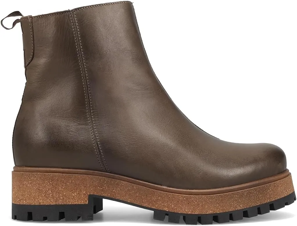 Taos Downtown Women's Boots - Stylish and Classic Design for Everyday Fashion - Easy On-Off Size Zipper - Curves & Pods Removable Footbed with Arch Support
