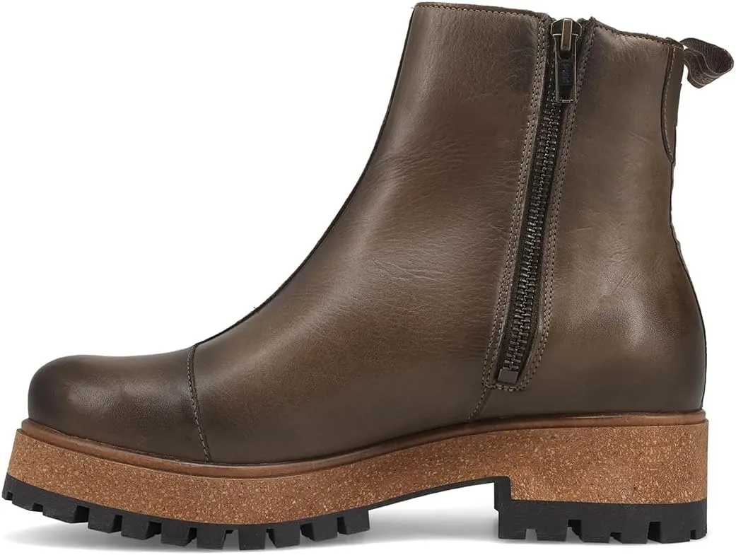 Taos Downtown Women's Boots - Stylish and Classic Design for Everyday Fashion - Easy On-Off Size Zipper - Curves & Pods Removable Footbed with Arch Support