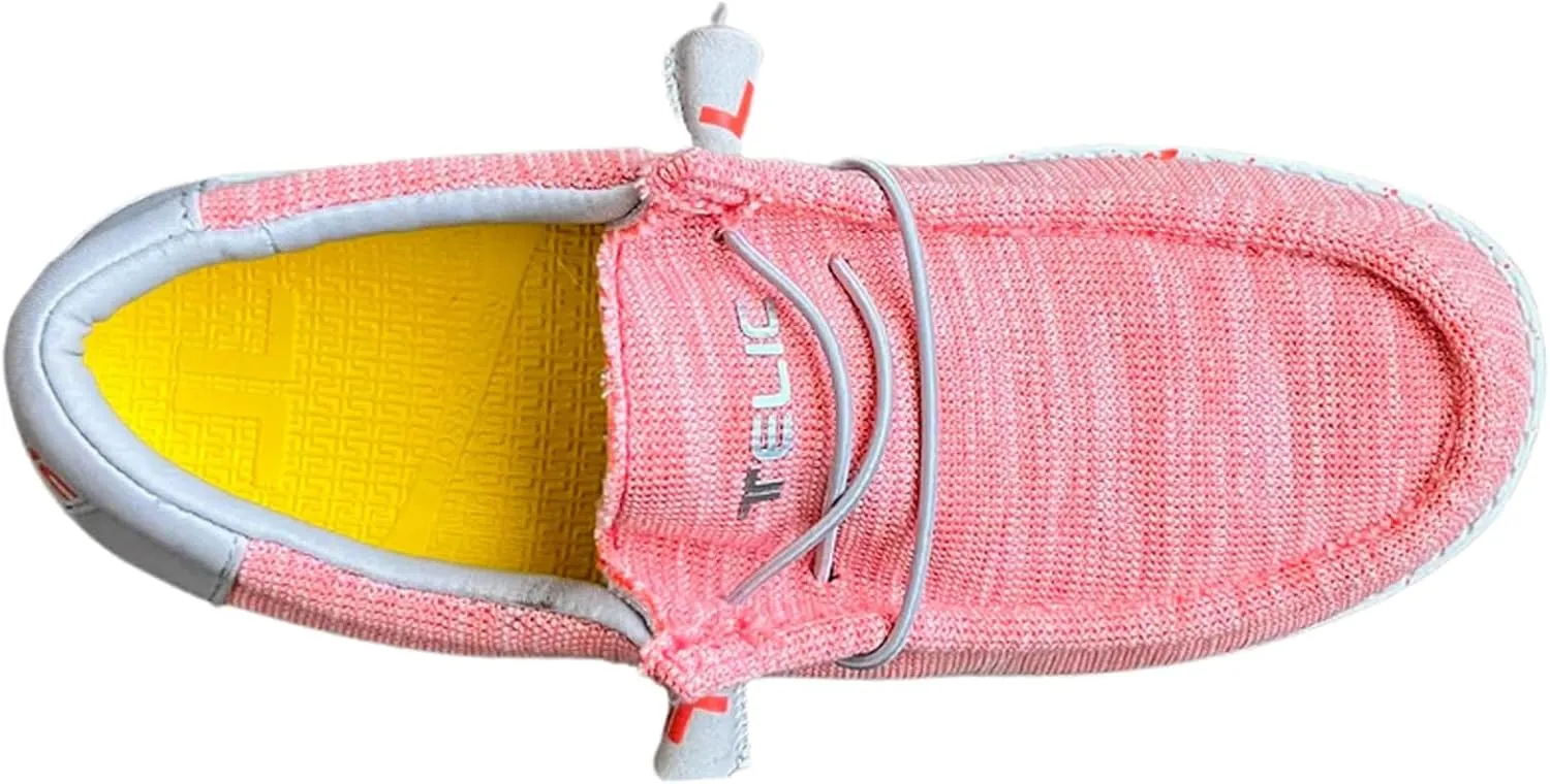 TELIC Women's Wave Slip-On Shoes - Lightweight, Breathable, Arch-Supporting, Easy On & Off - Great for Everyday Wear
