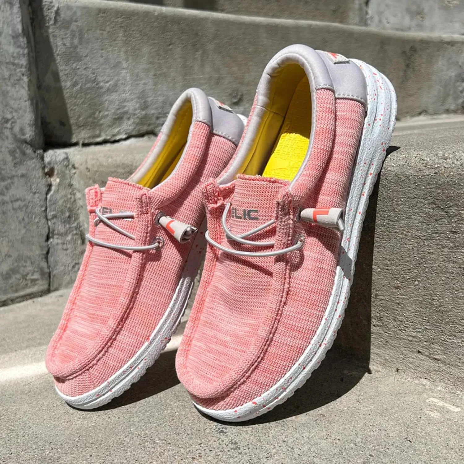 TELIC Women's Wave Slip-On Shoes - Lightweight, Breathable, Arch-Supporting, Easy On & Off - Great for Everyday Wear