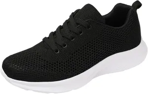 Tennis Shoes Womens Lightweight Comfortable Lace up Mens Tennis Shoes Athletic Casual Shoes Trendy Platform Sneakers White Tennis Shoe Trainers Shoe