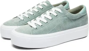 THATXUAOV Womens Platform Sneakers White Tennis Shoes Casual Low Top Fashion Sneakers