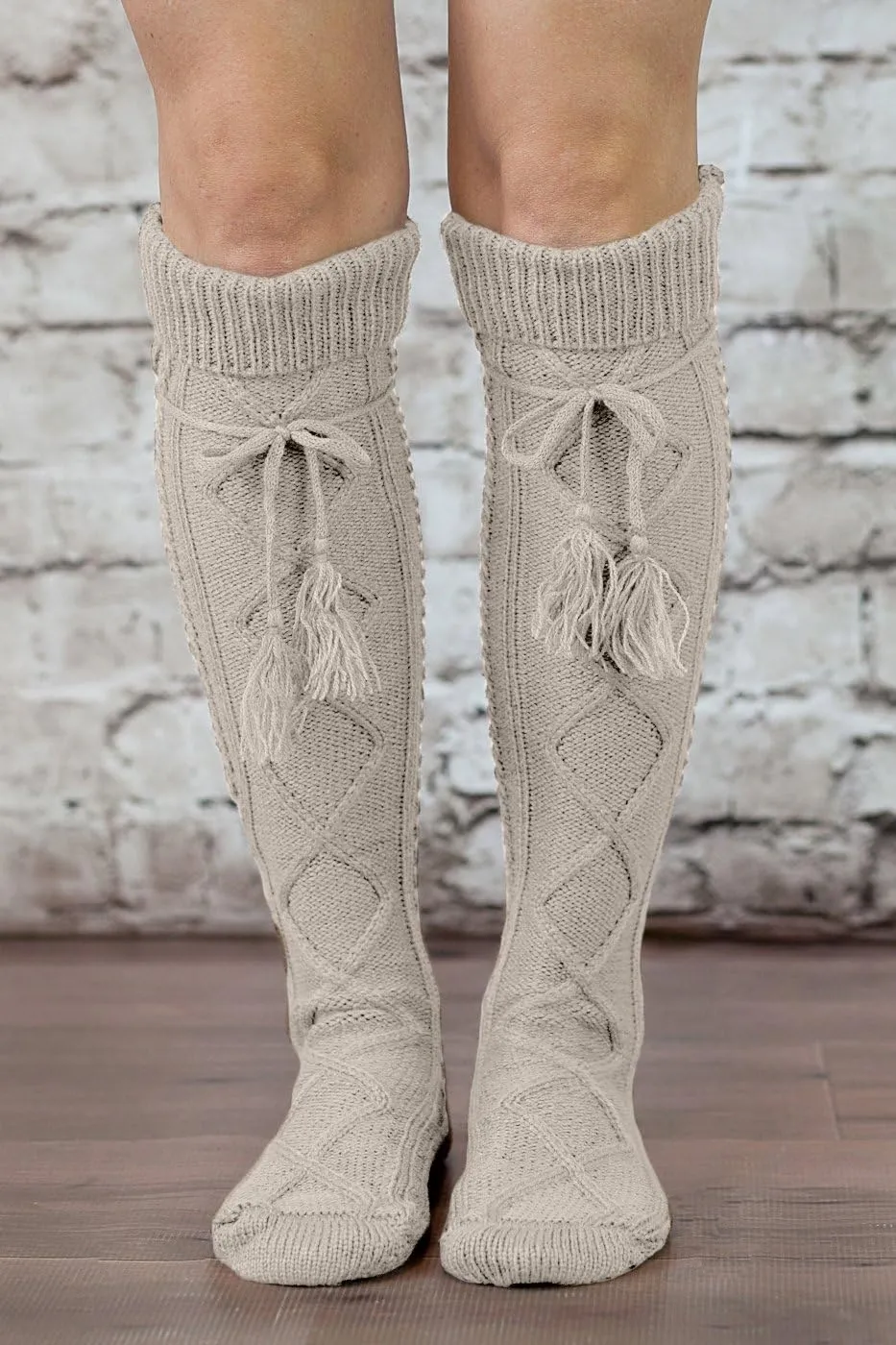 The Original Button Boot Socks with Lace Trim Boutique Socks