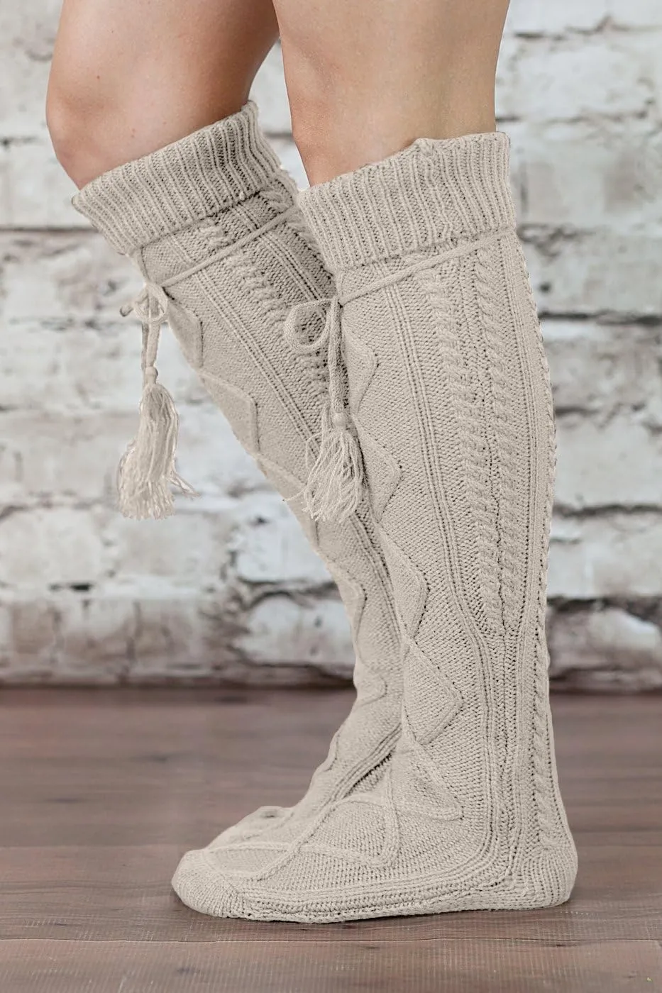The Original Button Boot Socks with Lace Trim Boutique Socks