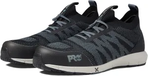 Timberland PRO® Radius Knit Composite Safety Toe Work Shoes – Rubber Outsoles – Moisture Absorbent - Breathable Black/Grey 9 D - Medium