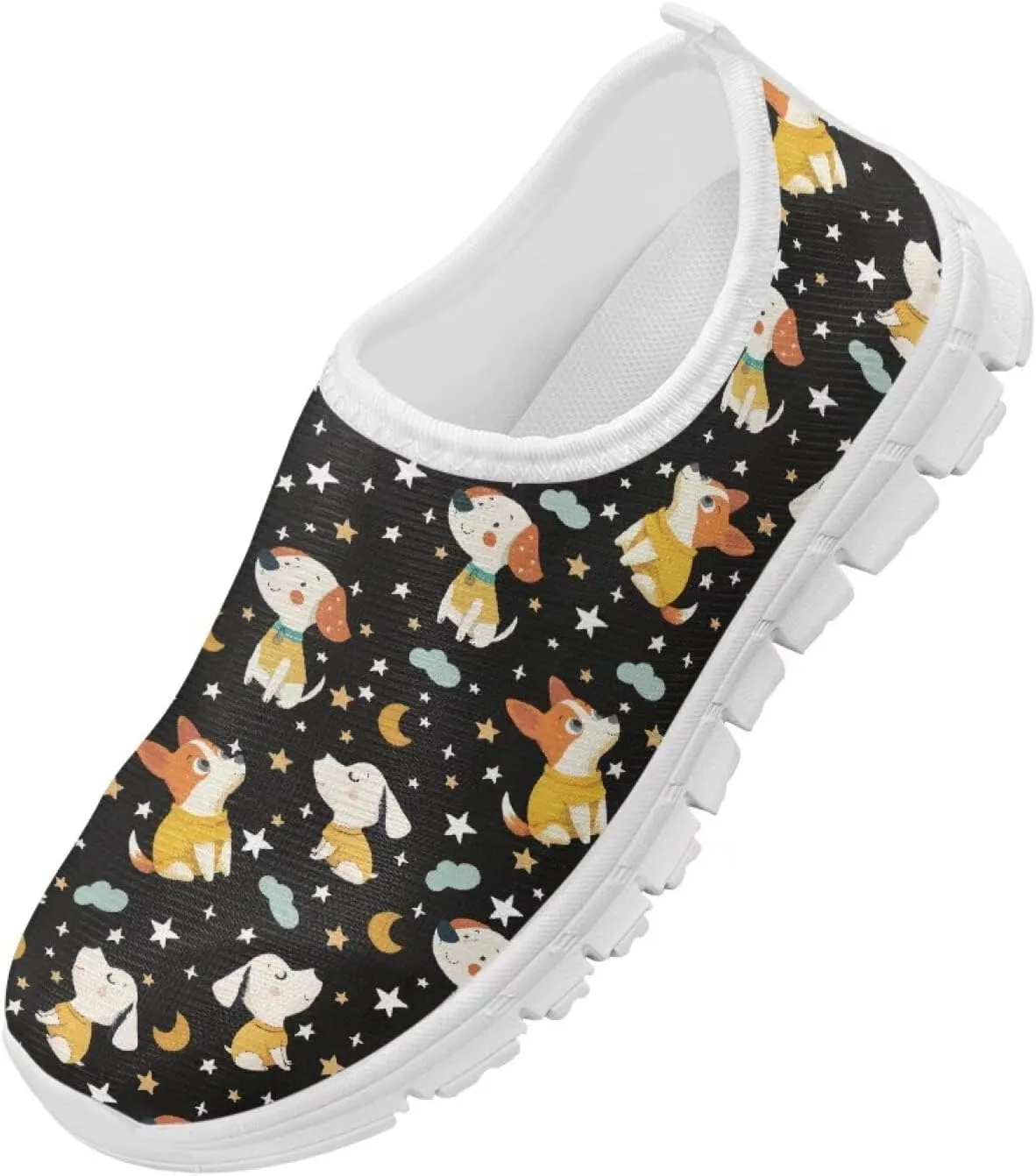TODIYADDU Soccer Basketball Sports Lover Shoes for Boys Athletic Slip On Sneakers, White