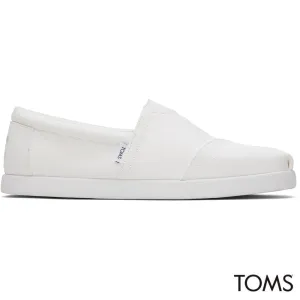 Toms Mens Alp Fwd White Recycled Cotton Canvas