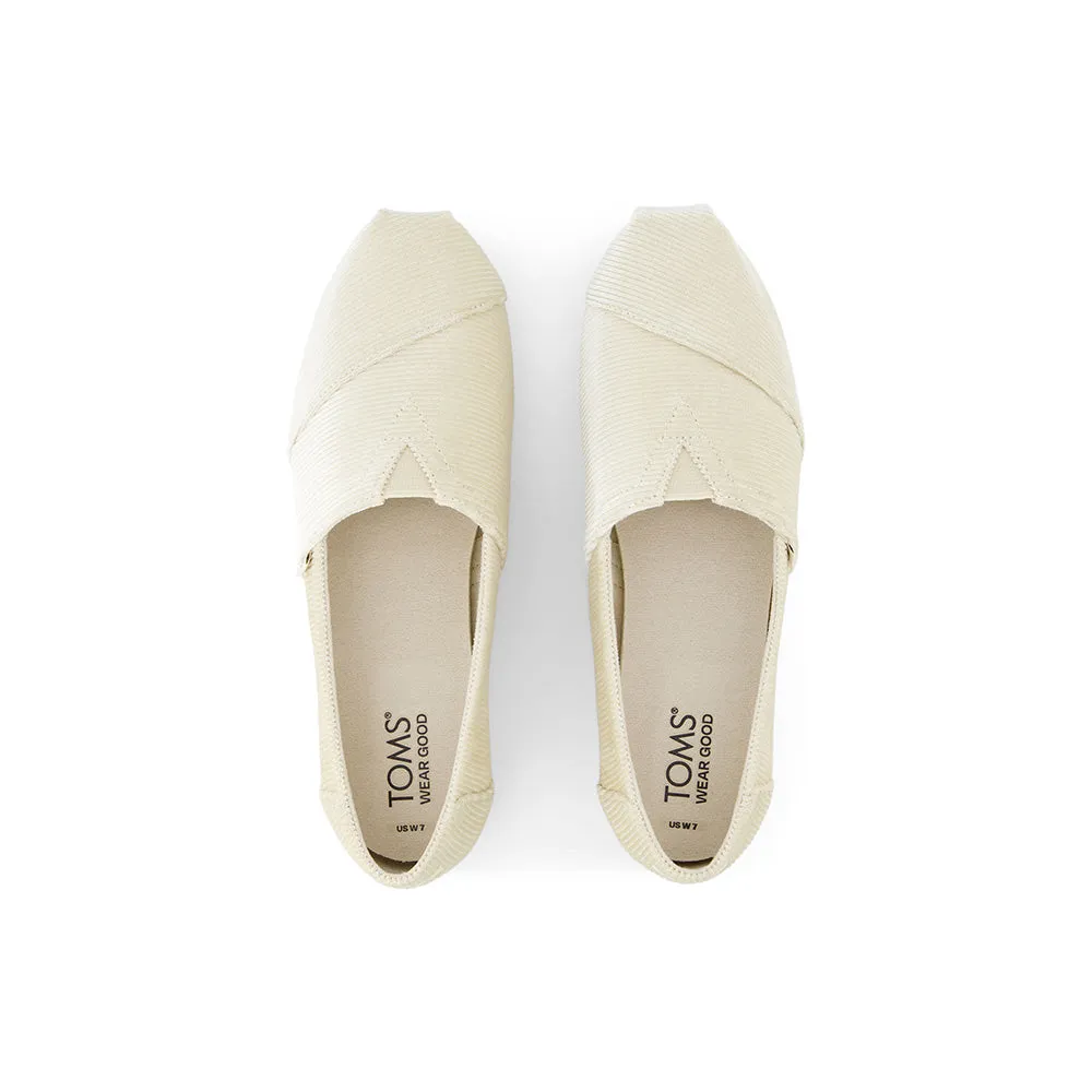 Toms Wmns Alpargata Beige Corduroy
