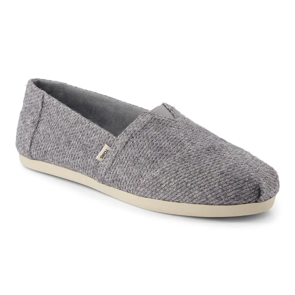 Toms Wmns Alpargata Ultimate Gray Sparkle Knit