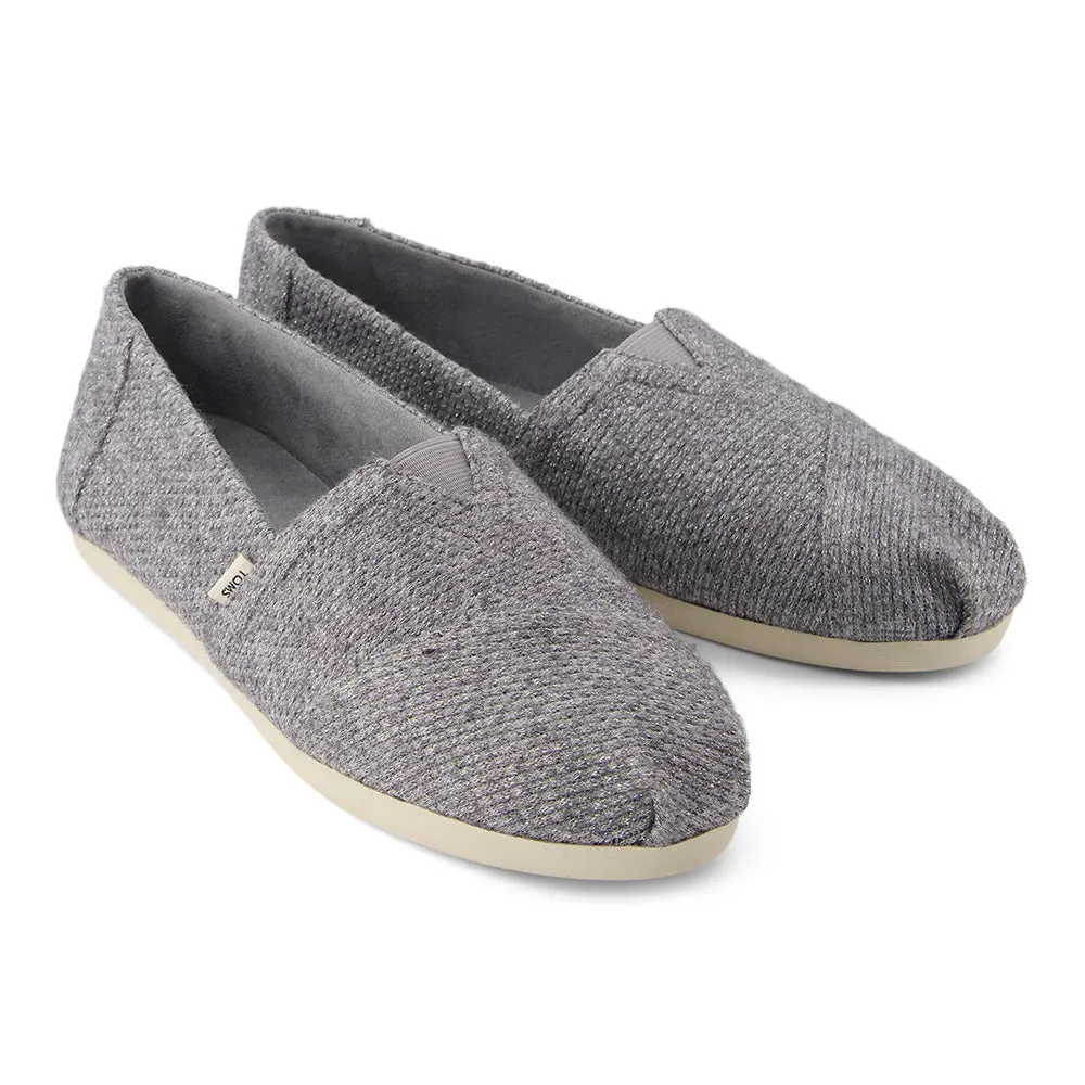 Toms Wmns Alpargata Ultimate Gray Sparkle Knit